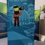 Fotowand mit Loch